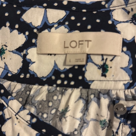 Loft Floral Blouse - Picture 2 of 3